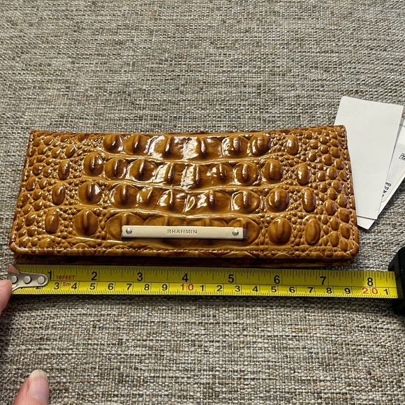 NWT Brahmin Ady Wallet Dark Rum Melbourne Leather Wallet - Picture 8 of 9